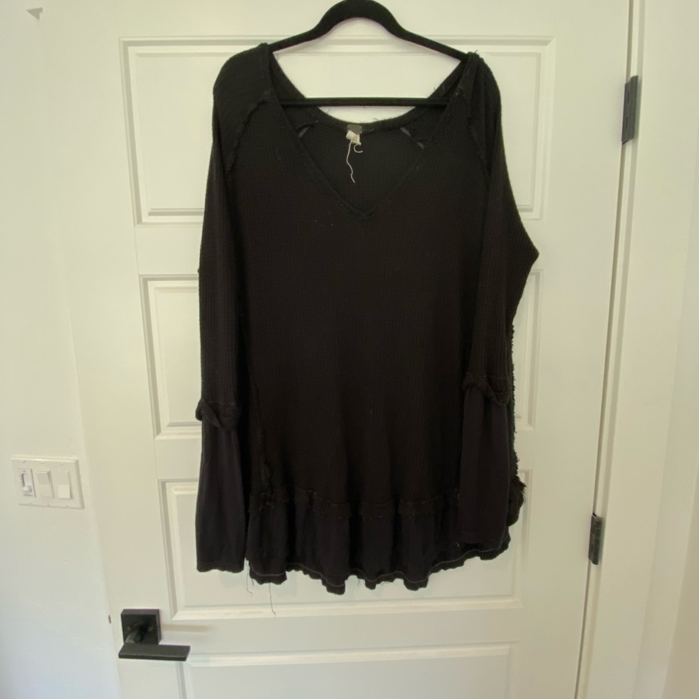 Free People We the Free waffle knit long sleeve